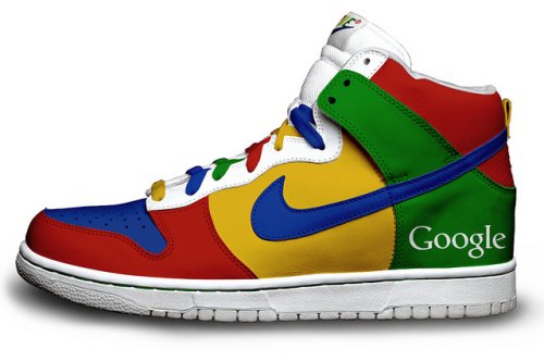 נעלי נייק בעיצוב גוגל