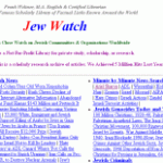 Jew Watch, גוגל וויקיפדיה